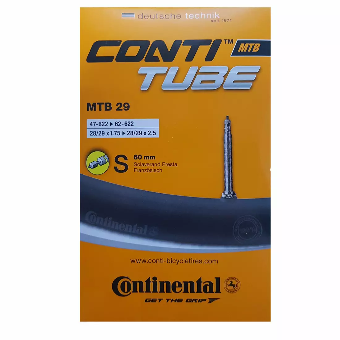 CONTINENTAL SS18 bicycle inner tube MTB 28/29 presta 60mm 47-622/62-622 28/29x1.75-28/29x2.5