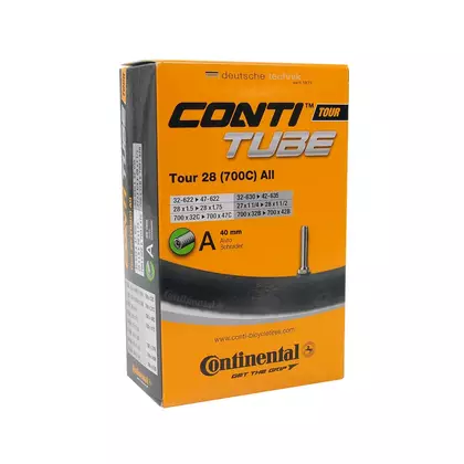 CONTINENTAL SS18 bicycle inner tube Tour 28 All auto 40mm 32-622/47-622 32-630/42-635 28x1.5-28x1.75 27x1.1/4-28x1.1/2 700x32c/700x47c 700x32b/700x42b