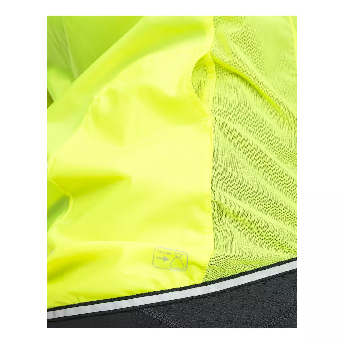CRAFT LITHE ultralight bicycle windbreaker, fluorine yellow 1906086-851999