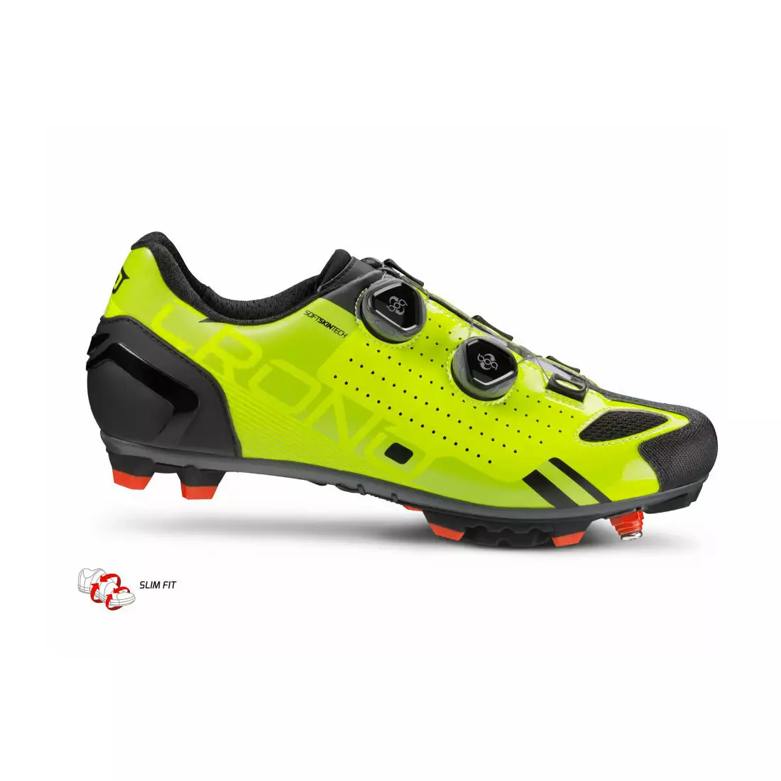 CRONO CX2 Nylon men's MTB cycling shoes, fluorine