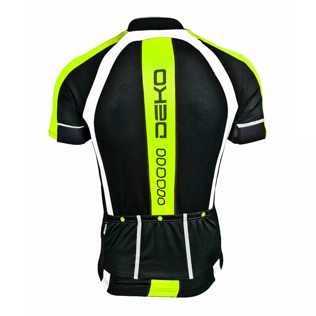 DEKO AIR X2 men's cycling jersey, black-fluorine