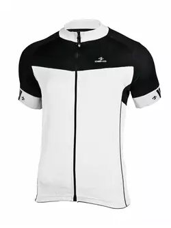 DEKO FORZA men's cycling jersey, white and black