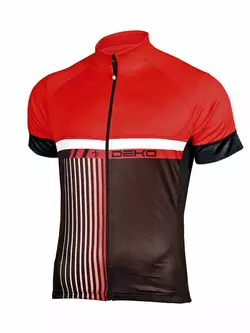 DEKO STYLE men's cycling jersey, black-red