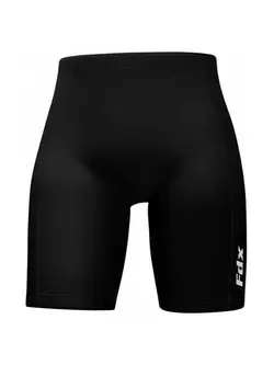FDX 1600 men's cycling shorts, black - black seam