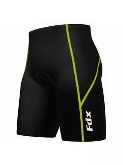 FDX 1600 men's cycling shorts, black - fluorine seam