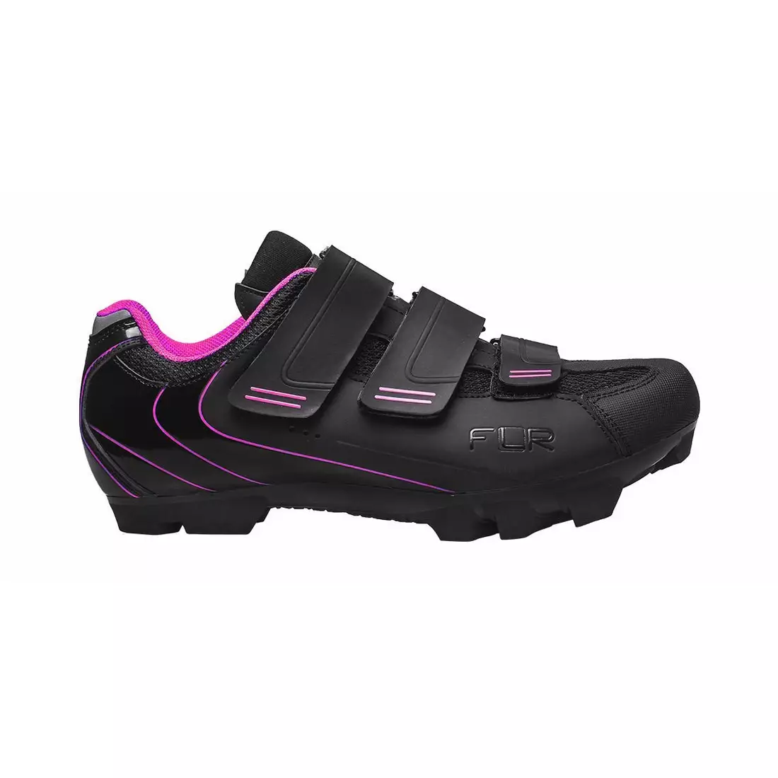FLR F-55 Women's MTB cycling shoes black/pink