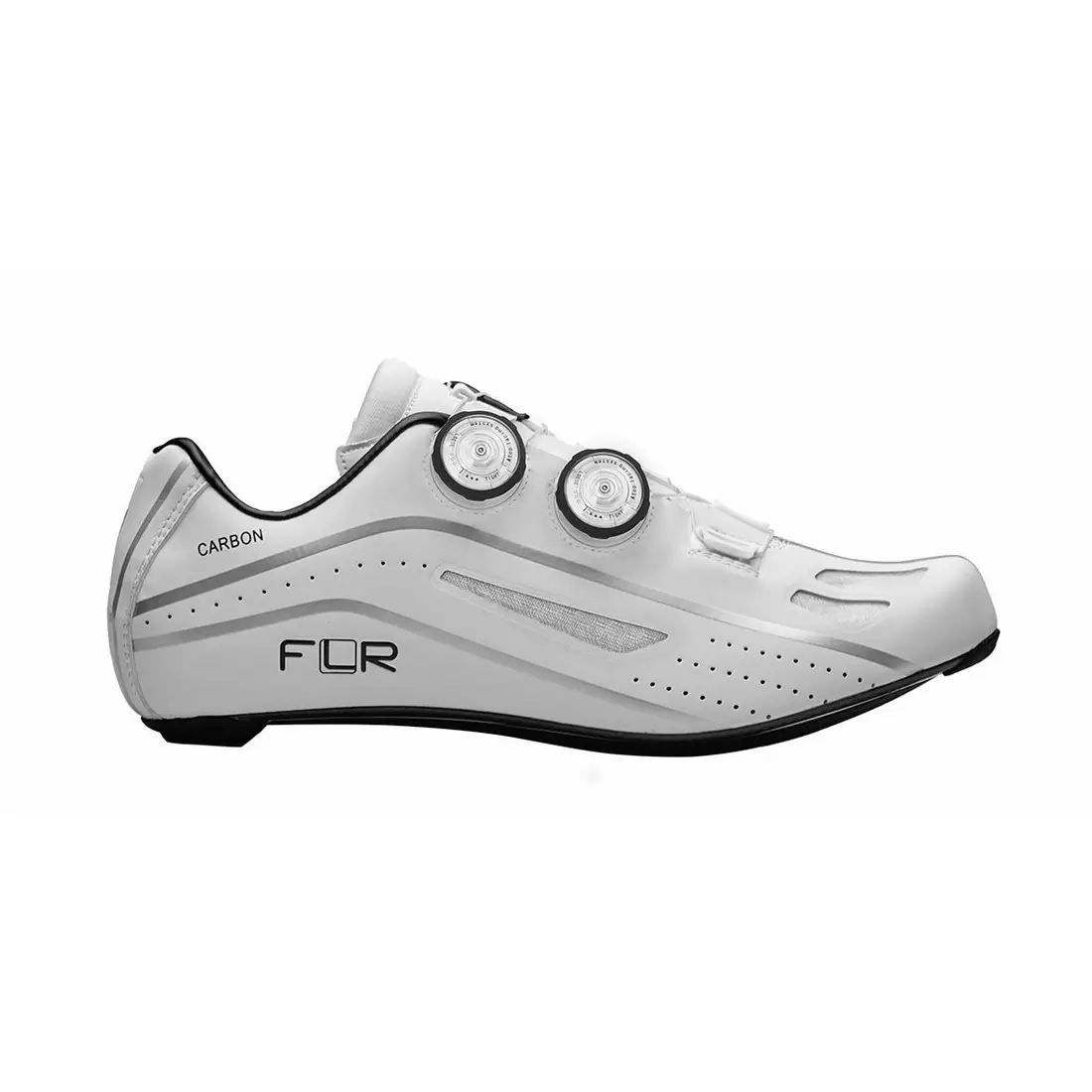 FLR F-XX road cycling shoes, full carbon, White