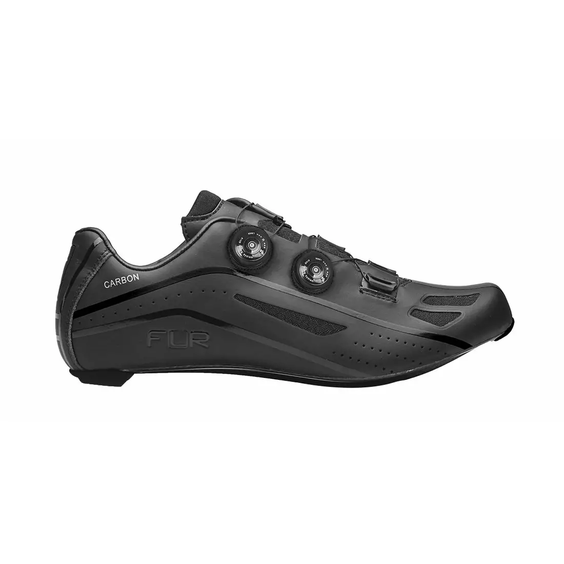 FLR F-XX road cycling shoes, full carbon, black