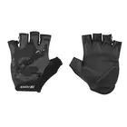 FORCE 905249 BASE cycling gloves, black