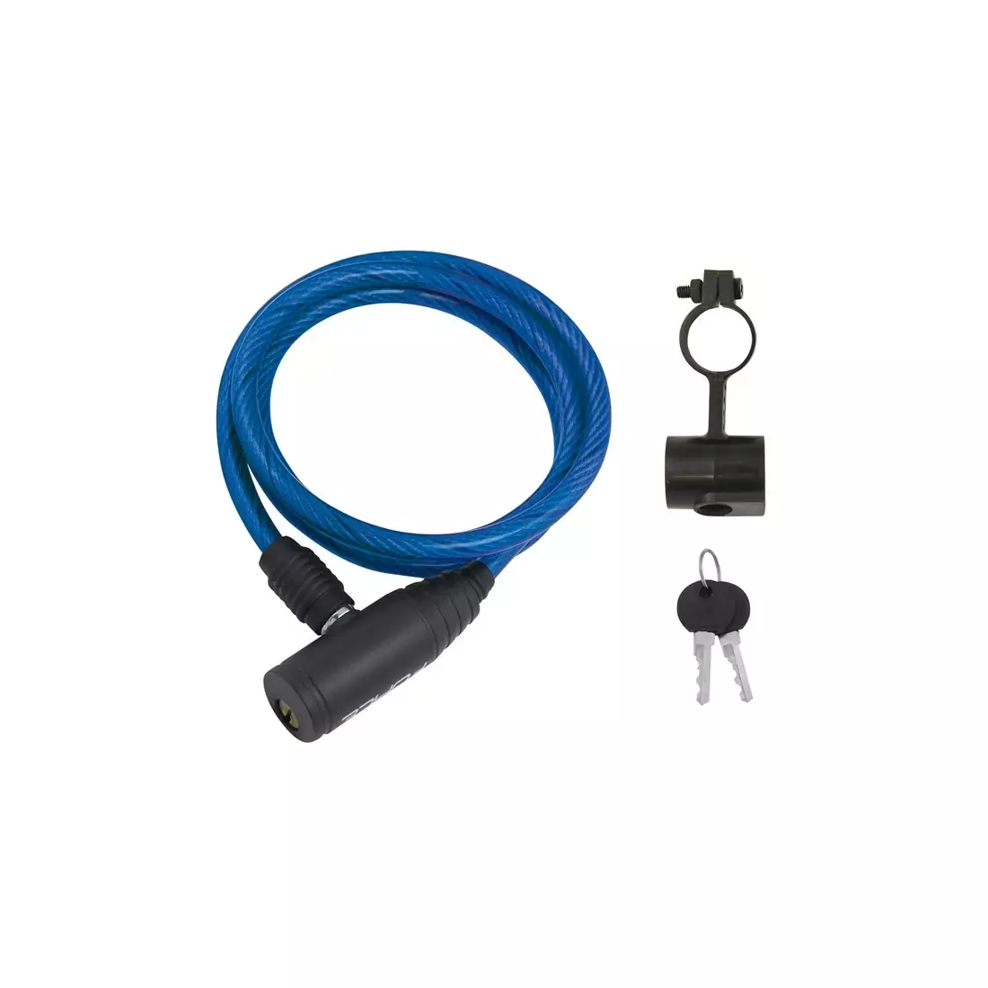 FORCE ECO blue bicycle lock 120cm/8mm 49118