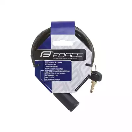 FORCE ECO bicycle clasp black 120cm/8mm 49120