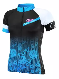 FORCE ROSE women's cycling jersey 9001341 black and blue