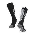 FORCE TESSERA COMPRESSION compression socks, black and gray