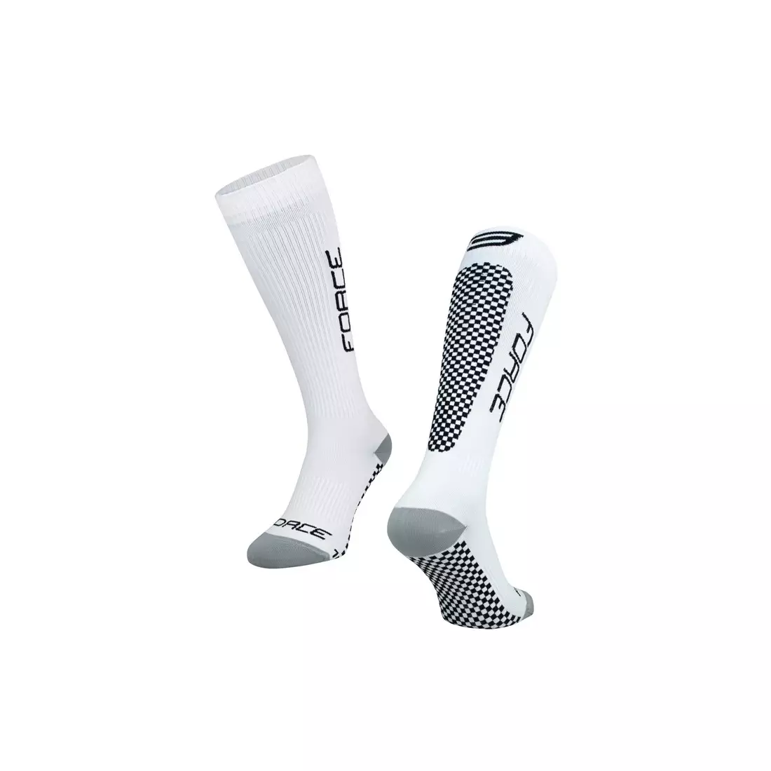 FORCE TESSERA COMPRESSION compression socks, black and white