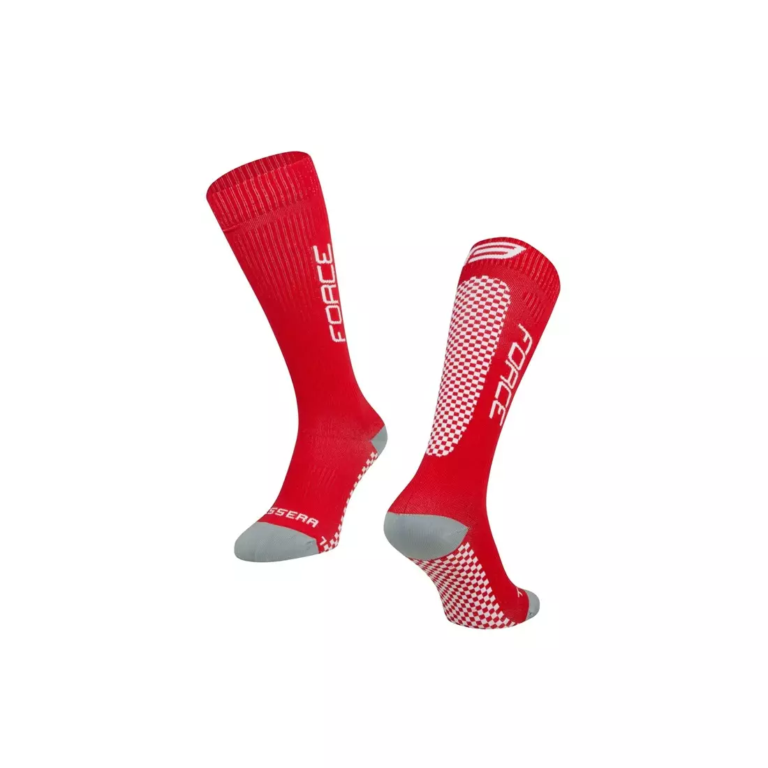 FORCE TESSERA COMPRESSION compression socks, red
