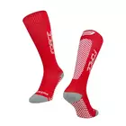 FORCE TESSERA COMPRESSION compression socks, red
