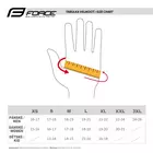 FORCE cycling gloves SPORT White 905570
