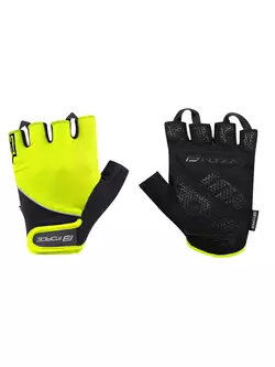 FORCE men's cycling gloves GEL fluor 905484 