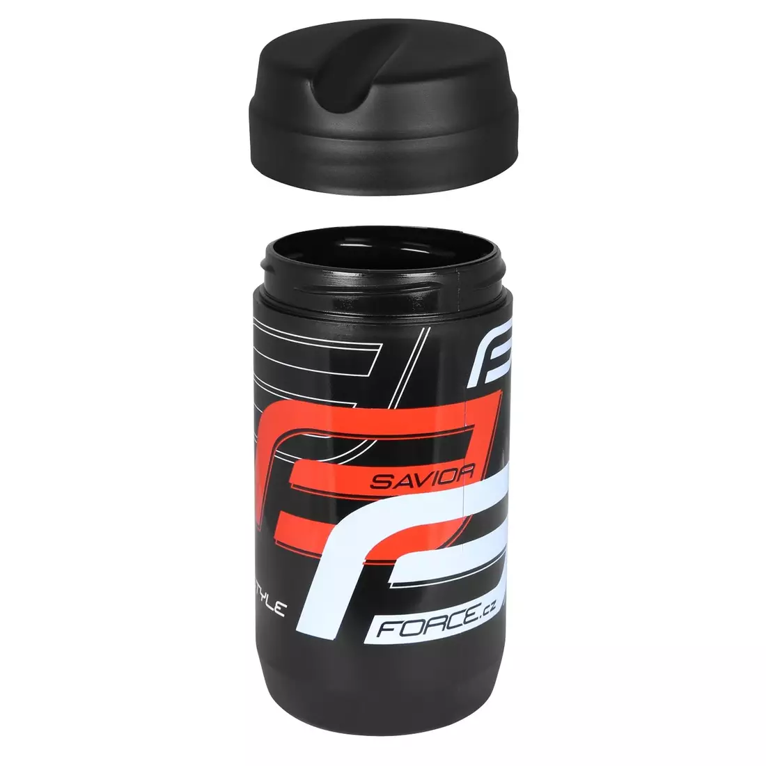 FORCE water bottle for tools 0,5l black-red-white 25045