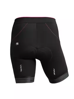 GIORDANA FUSION women's cycling shorts, black and pink