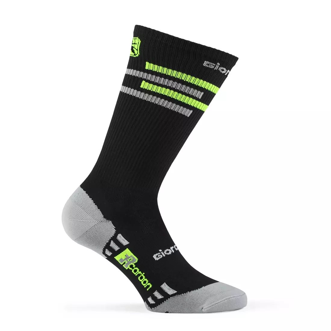 GIORDANA LINES black and fluorine cycling socks