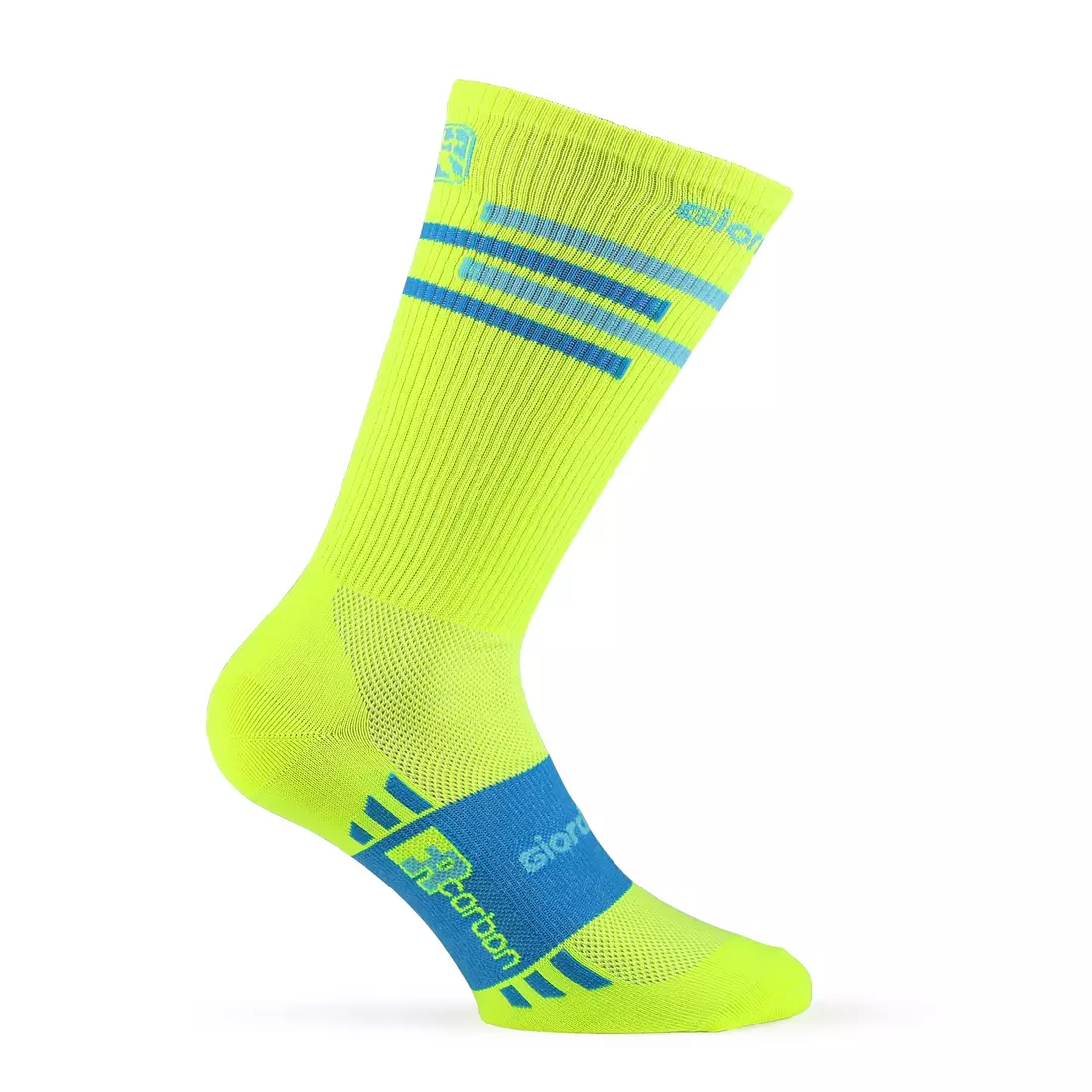 GIORDANA LINES fluoro cycling socks