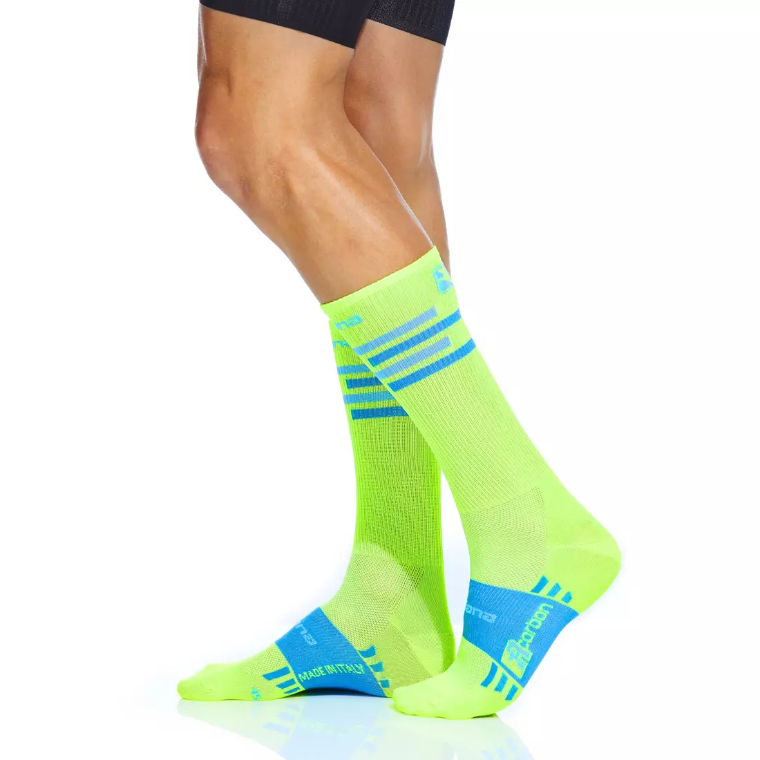 GIORDANA LINES fluoro cycling socks
