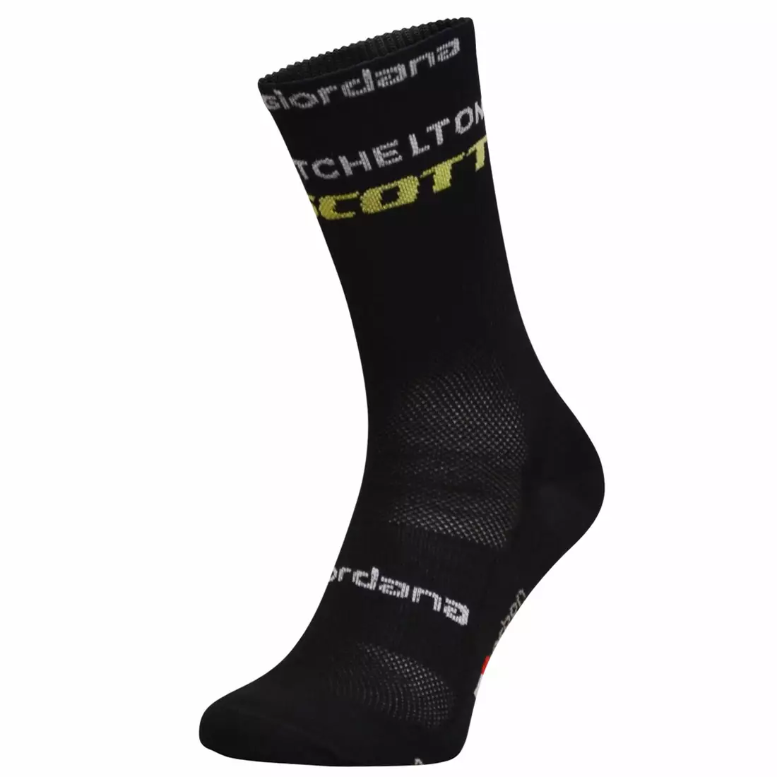 GIORDANA PRO TEAM MITCHELTON SCOTT 2018 tall cycling socks, black