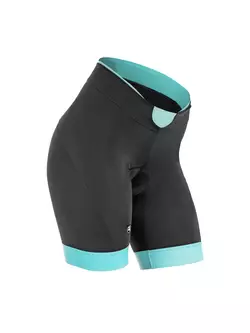 GIORDANA SILVERLINE women's cycling shorts black and green