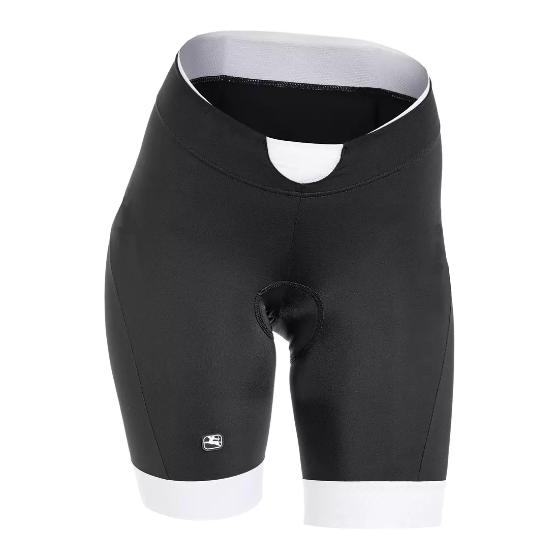 GIORDANA SILVERLINE women's cycling shorts, black and white