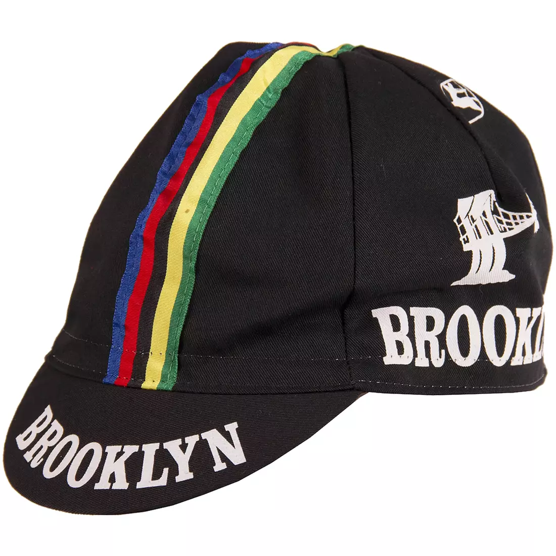GIORDANA SS18 cycling cap - Brooklyn - Black w/ Stripe tape GI-S6-COCA-BROK-BLCK one size