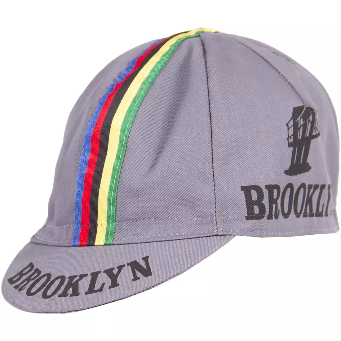 GIORDANA SS18 cycling cap - Brooklyn - Gray w/ Stripe tape GI-S6-COCA-BROK-GRAY one size