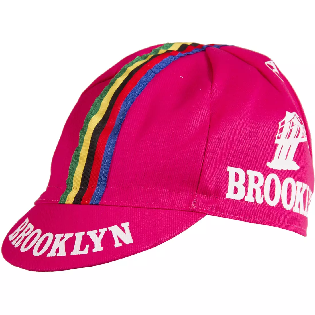 GIORDANA SS18 cycling cap - Brooklyn - Pink w/ Stripe tape GI-S6-COCA-BROK-PINK one size
