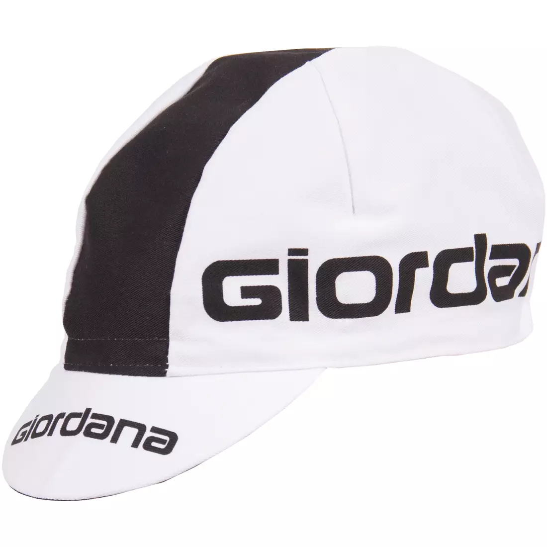GIORDANA SS18 cycling cap - Giordana Logo - White/Black GI-S5-COCA-GIOR-WTBK one size