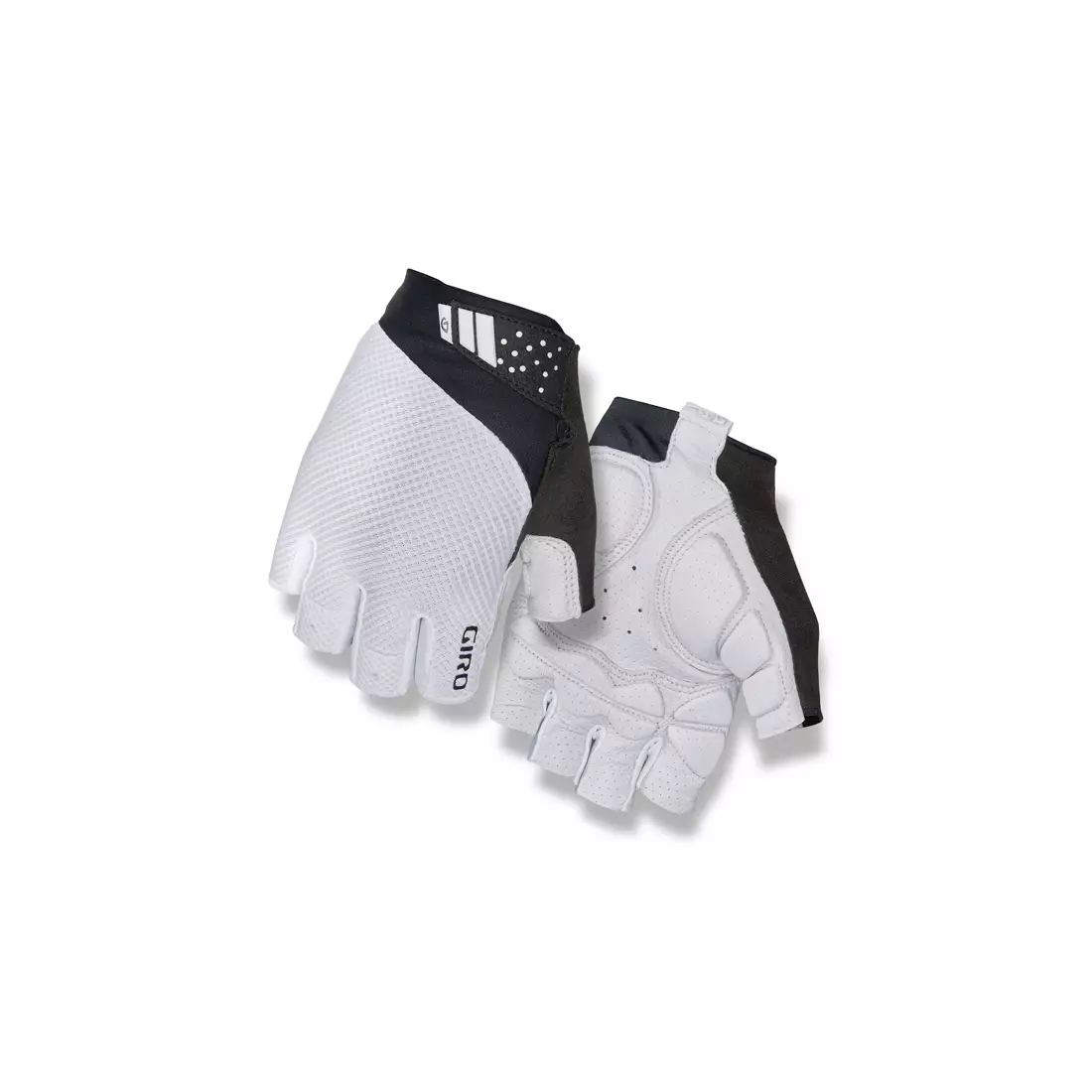 GIRO MONACO II bicycle gloves, black and white