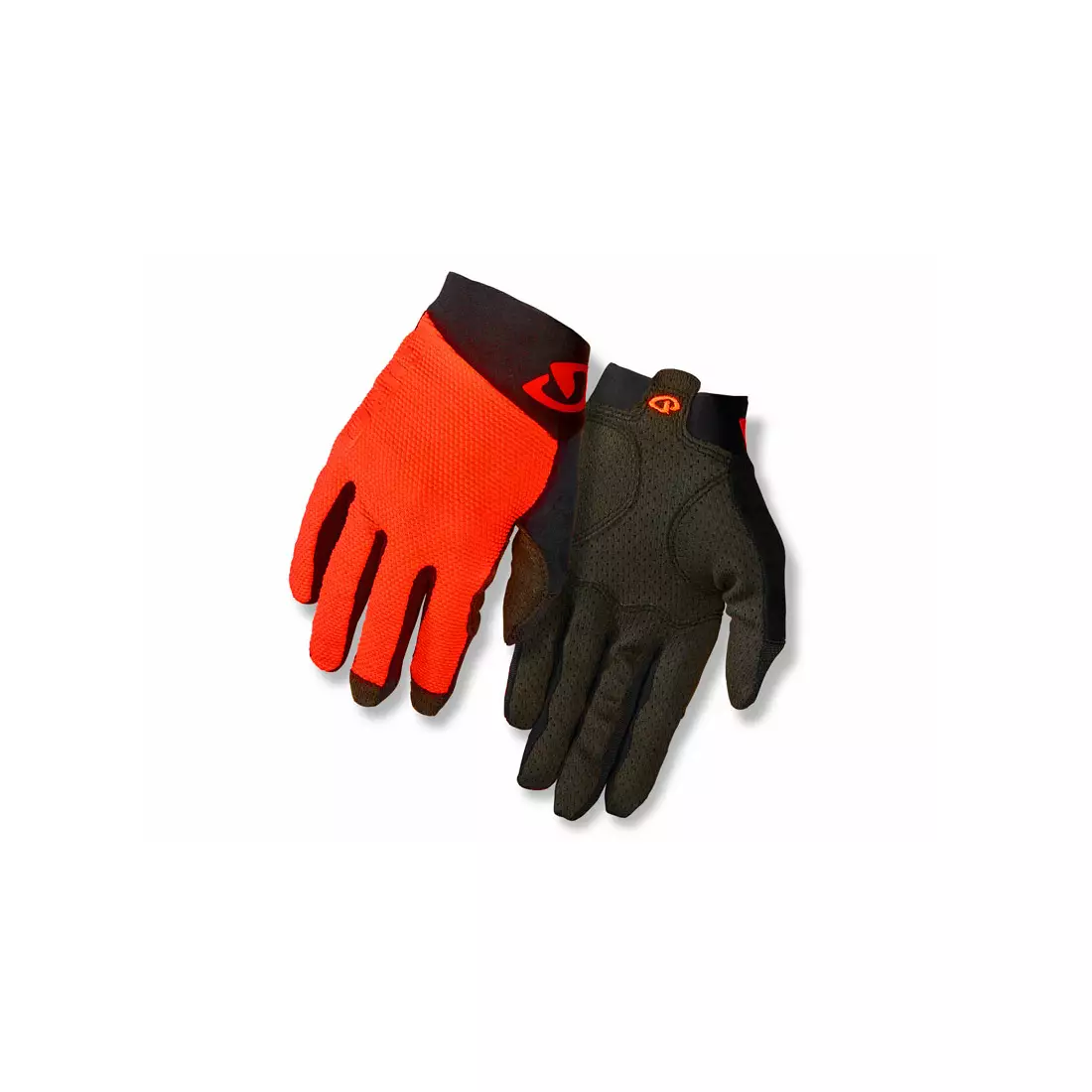 GIRO RIVET II cycling gloves, fluor-orange