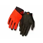 GIRO RIVET II cycling gloves, fluor-orange