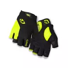 GIRO STRADE DURE cycling gloves, black-fluor-yellow