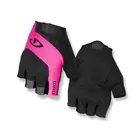 GIRO TESSA GEL women's cycling gloves, black-pink