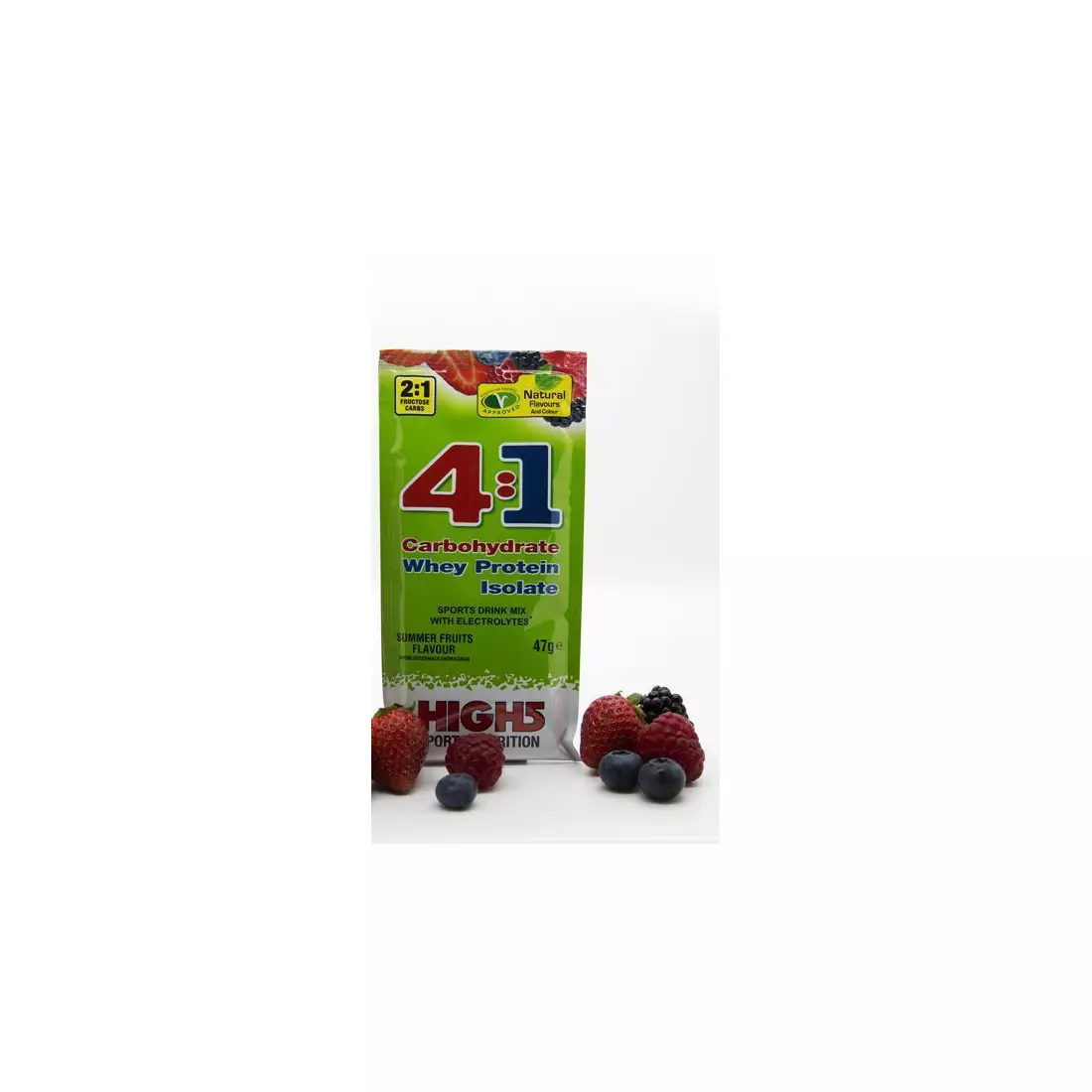 HIGH5 Energy Source 4:1 carbohydrate-protein drink powder to dissolve, sachet 47 g flavor: SUMMER FRUITS