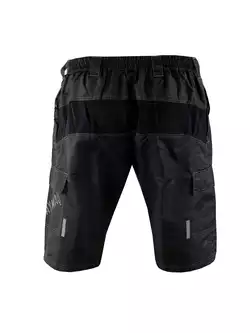 KAYMAQ TITAN II men's cycling shorts, black