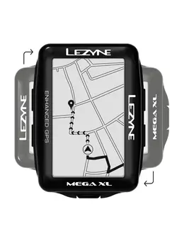 LEZYNE MEGA XL GPS HRSC Loaded, bike computer