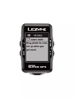 LEZYNE SUPER GPS black, bike computer