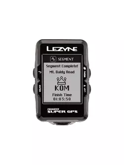 LEZYNE SUPER GPS black, bike computer
