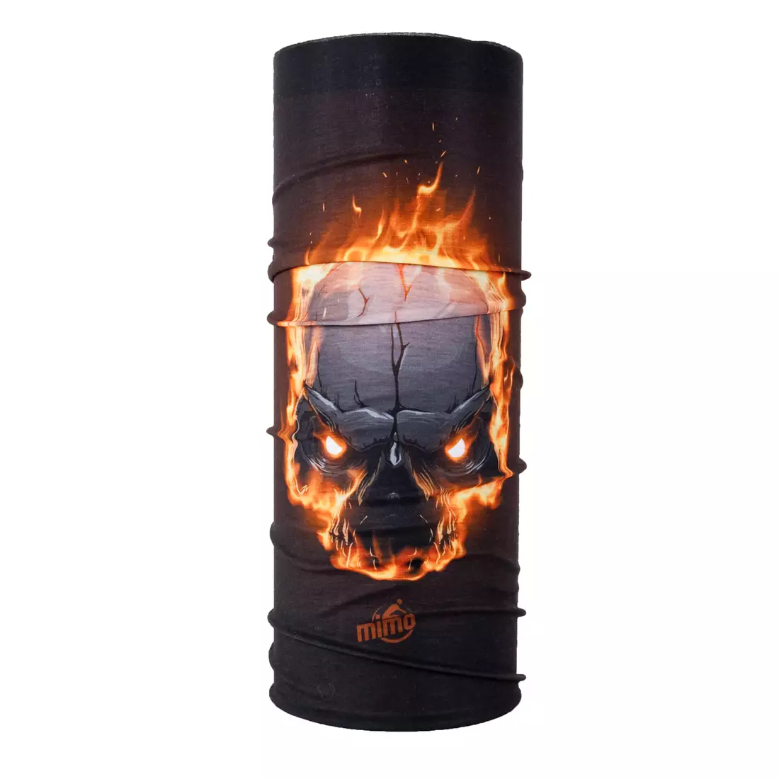 MIKESPORT DESIGN multifunctional scarf SKULL FIRE REAL
