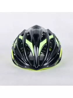 MOJITO HELMET - bicycle helmet CHE00044.232 Nero-Giallo Fluo