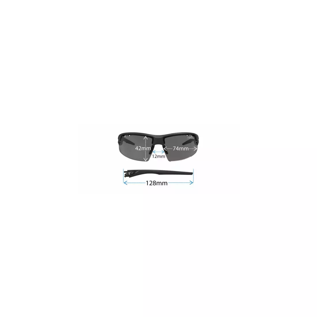 Photochromic glasses TIFOSI CRIT FOTOTEC crystal black (Light Night FOTOCHROM) TFI-1340308431