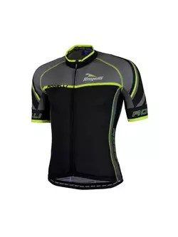 ROGELLI BIKE 001.315 ANDRANO 2.0 cycling jersey, black and fluorine