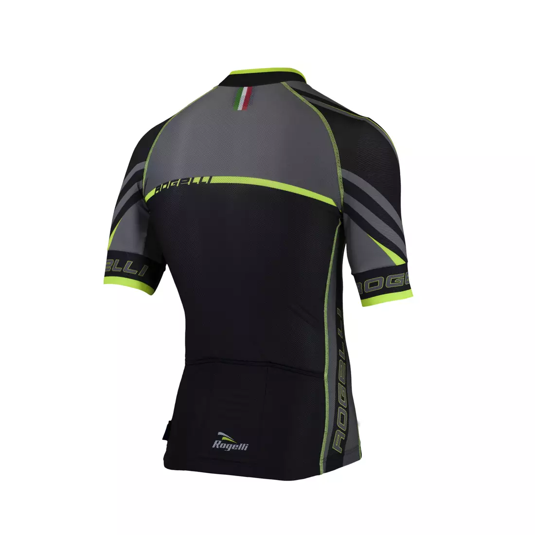 ROGELLI BIKE 001.315 ANDRANO 2.0 cycling jersey, black and fluorine