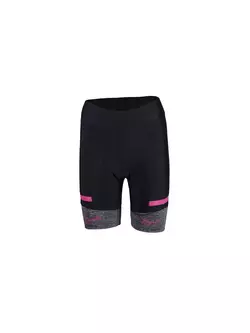 ROGELLI BIKE CAROU 2.0 010.237 women's shorts black-gray-pink